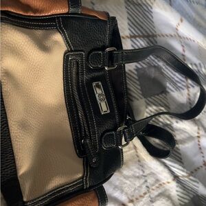 Stylish Black and Tan Women's Bag